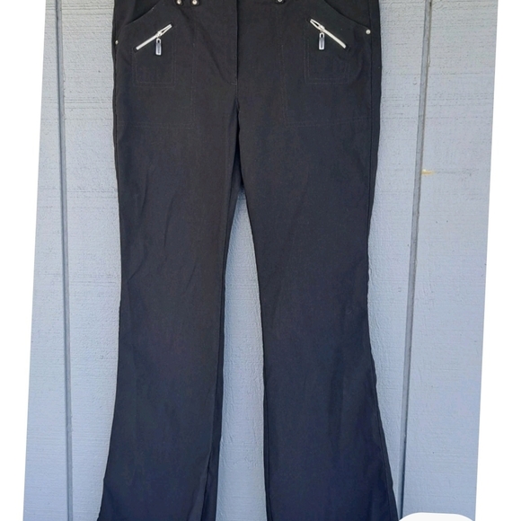 Jamie Sadock Black Flare Size 8 Golf #81 - Picture 1 of 8
